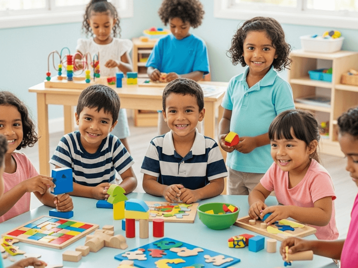 Pre-primary activities in Mauritius